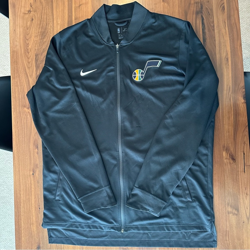 Utah Jazz Jacket - Black, Nike Dry-Fit XXLT